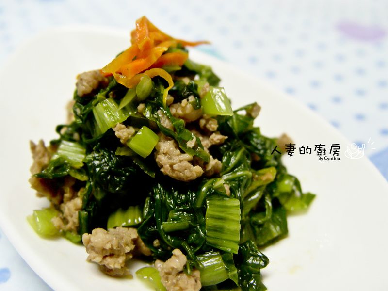 碎肉炒雪裡紅