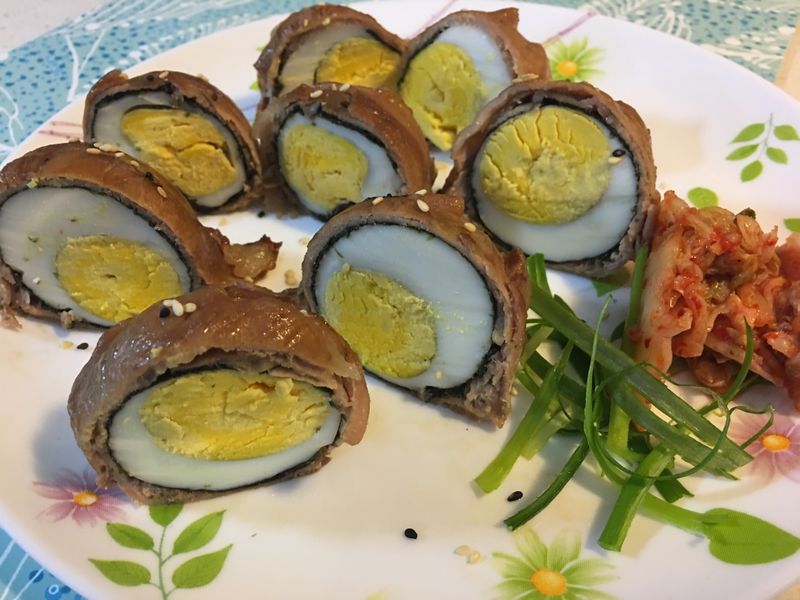 雞蛋豬肉捲