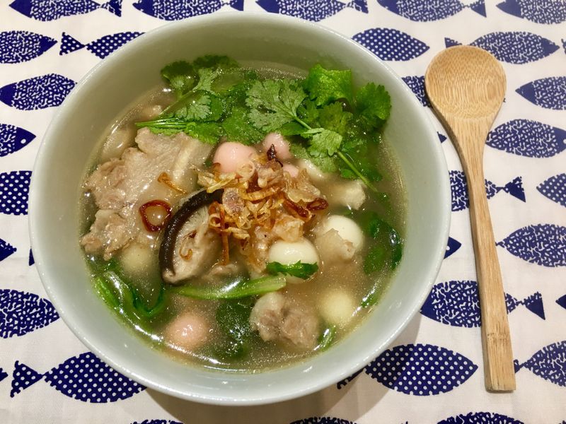 冬至鹹湯圓
