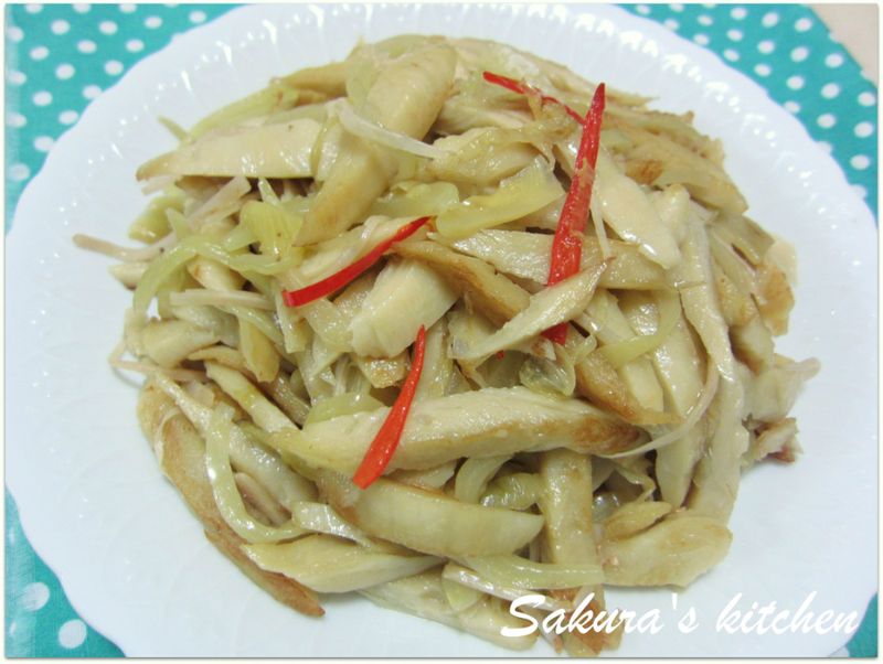 ♥我的手作料理♥子薑雞絲