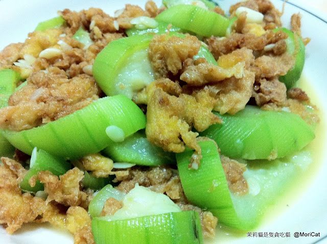【蛋酥絲瓜】