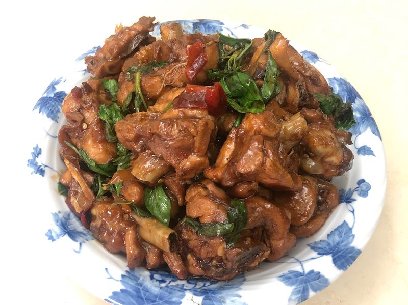 三杯雞腿
