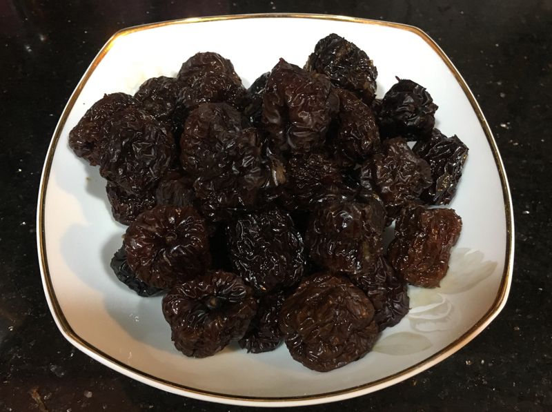 酒蒸黑棗