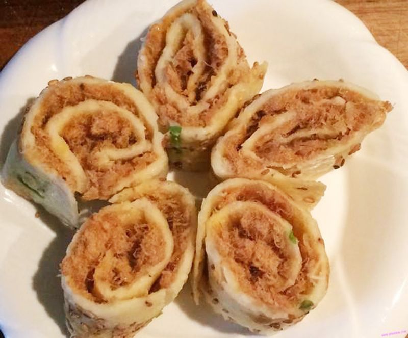 圣诞节的美味·荞麦肉松卷
