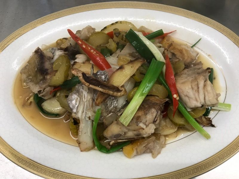 望安酸瓜燜鮸魚頭