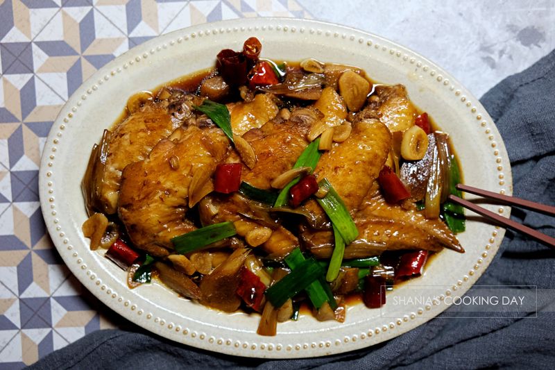 蔥燒可樂雞翅