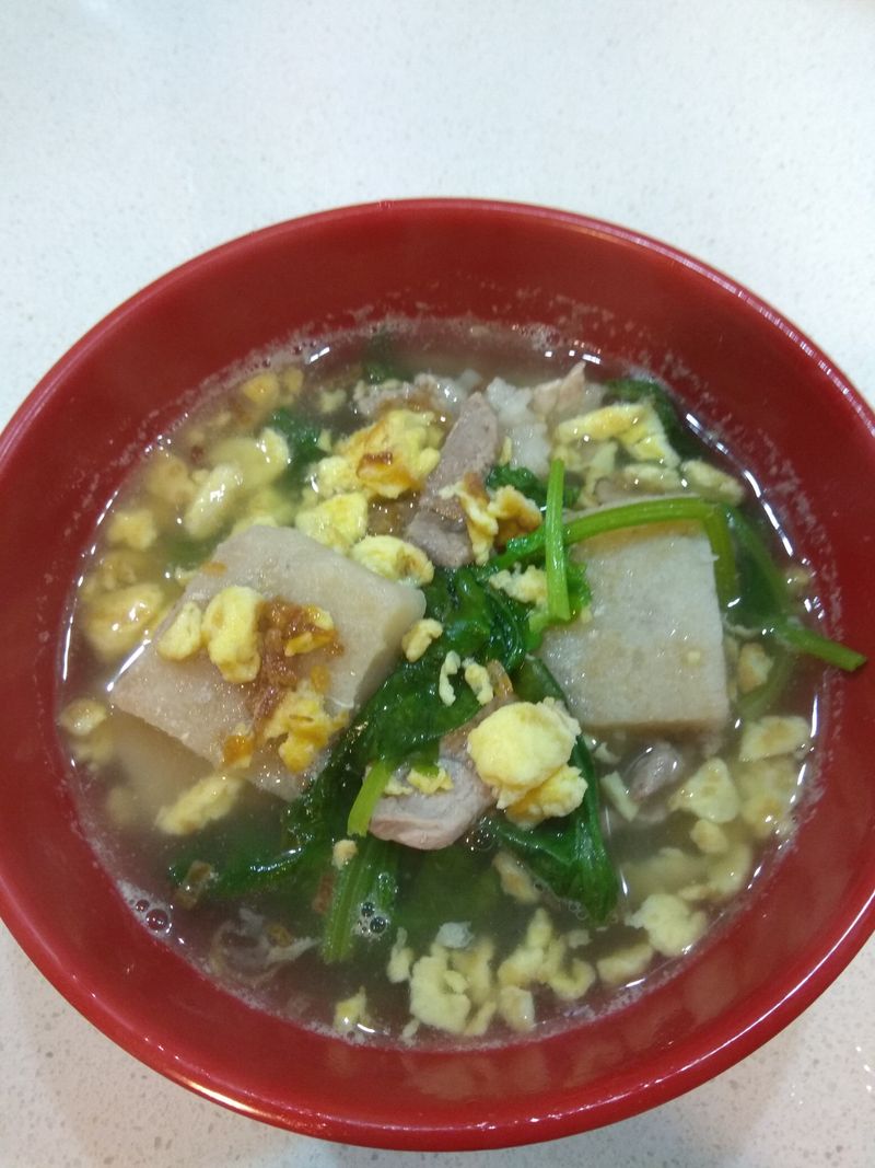 客家蘿蔔糕湯