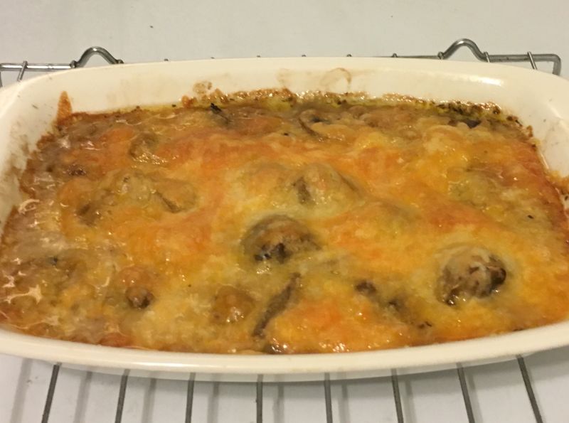 焗烤磨菇