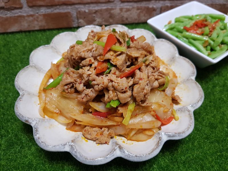 泡菜炒豬肉