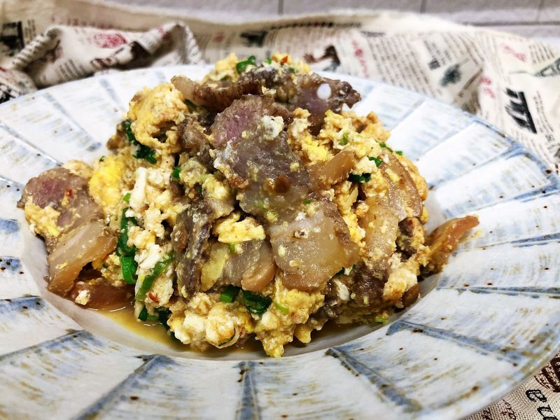臘肉炒蛋