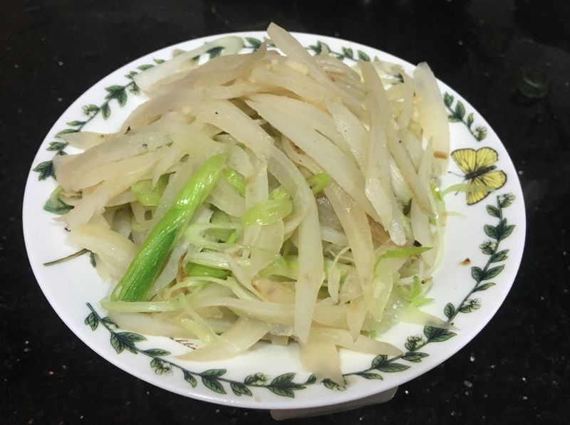 香炒蘿蔔皮
