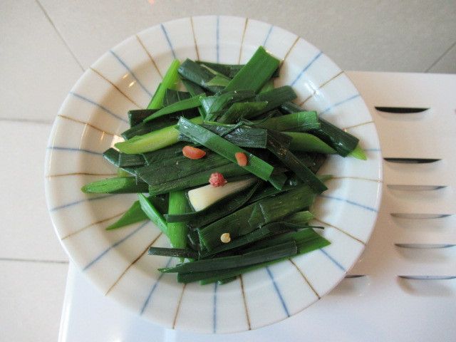 豆醬八角蒜苗