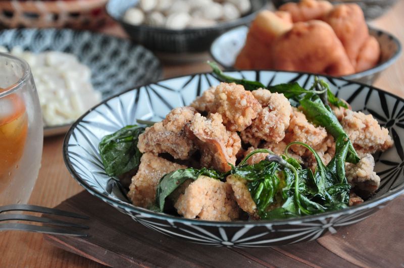素鹽酥雞