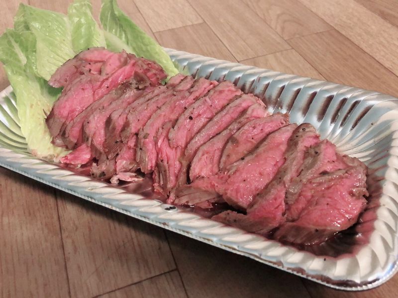 電子鍋版舒肥牛肉/舒肥牛排 ロストビーフ