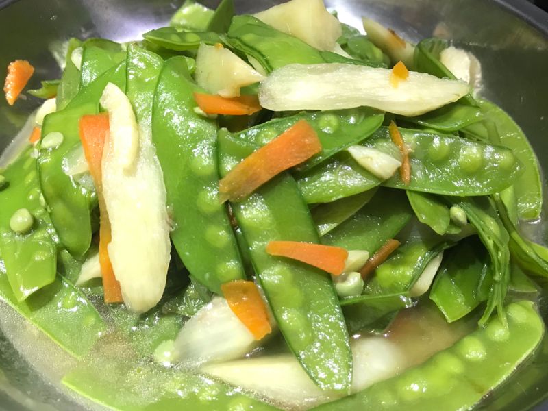 👩🏻🍳荷蘭豆筊白筍-家菜搭配菜