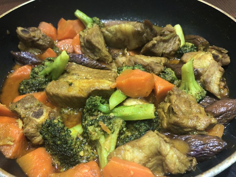 南洋風豬肉蔬菜咖哩