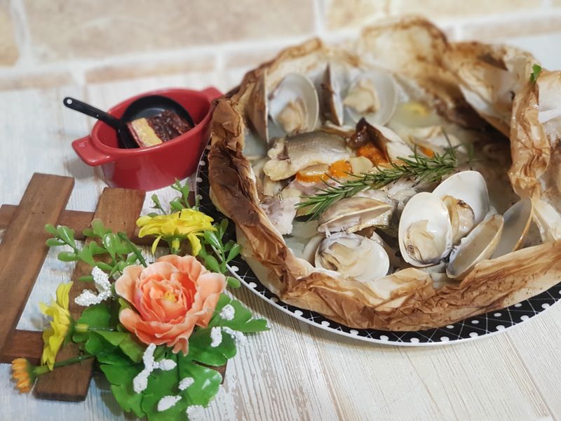 紙包烤義式海鮮