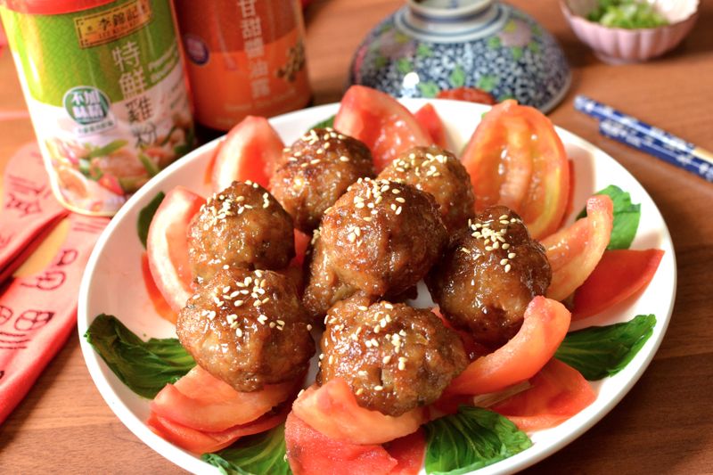 花開富貴慶團圓*糖醋肉丸子