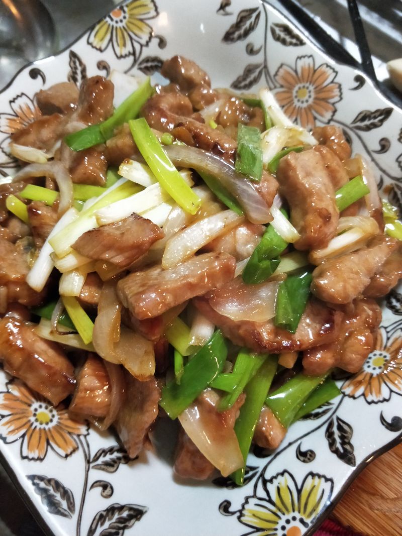 蔥爆里肌