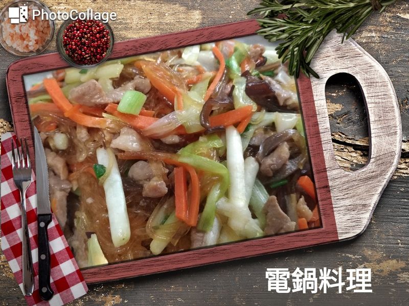 木耳炒冬粉
