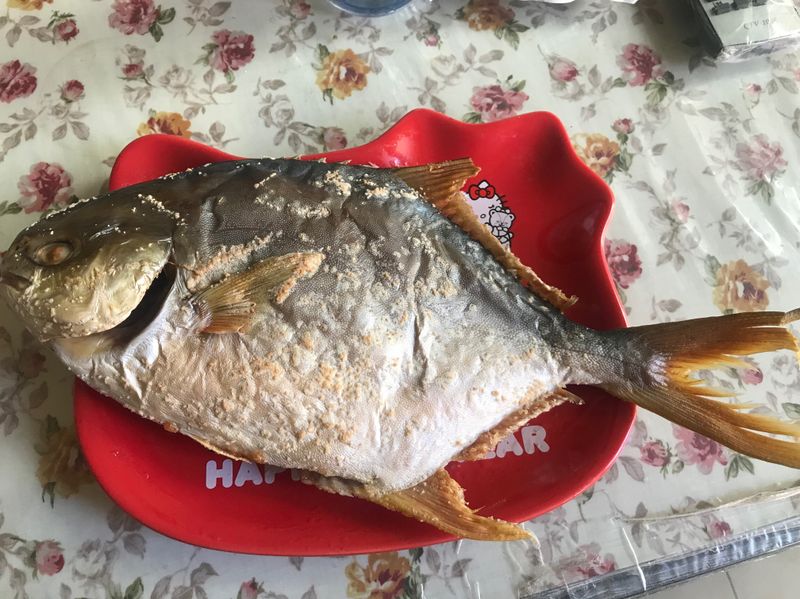 ♡ 鹽烤白鯧♡