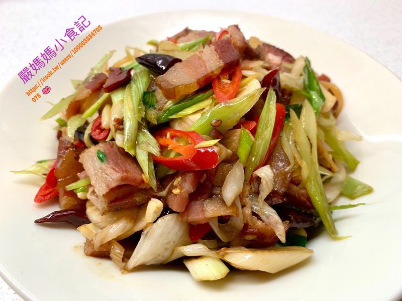 蒜炒臘肉