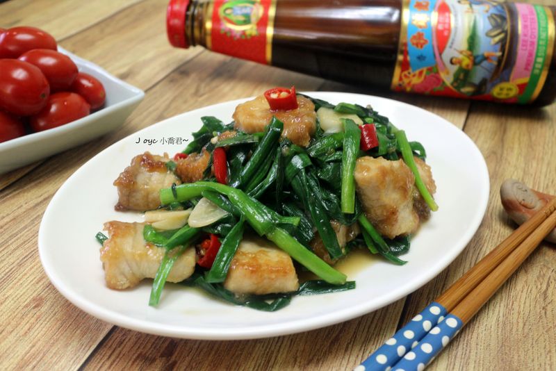 韭菜醬燒魚塊