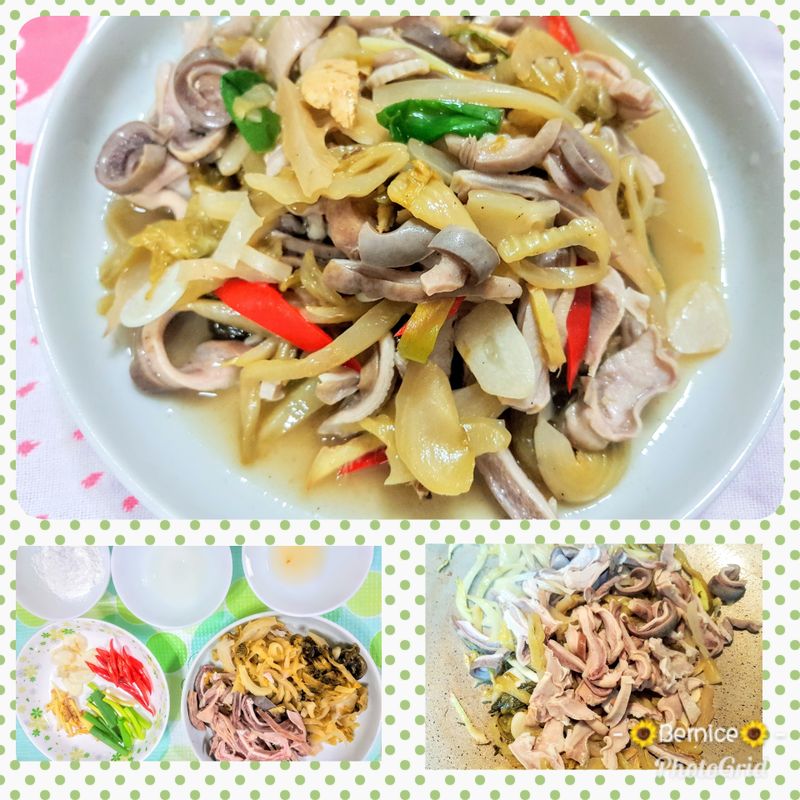 酸菜肚絲