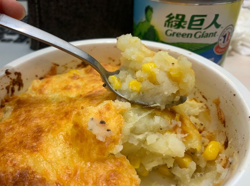 焗烤玉米薯泥