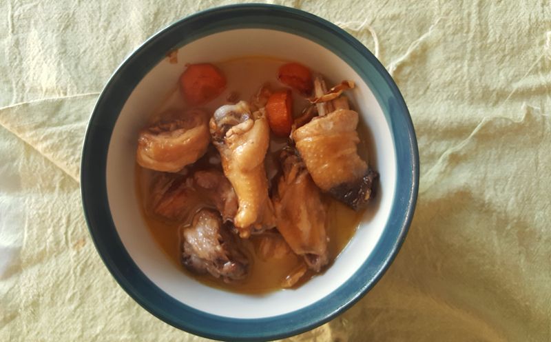 苦茶油三杯雞腿