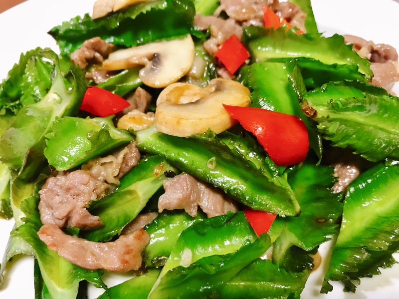 翼豆炒肉片