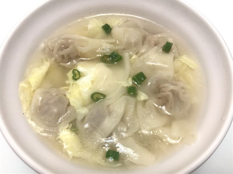 👩🏻🍳餛飩蛋花湯-煮水餃剩的湯