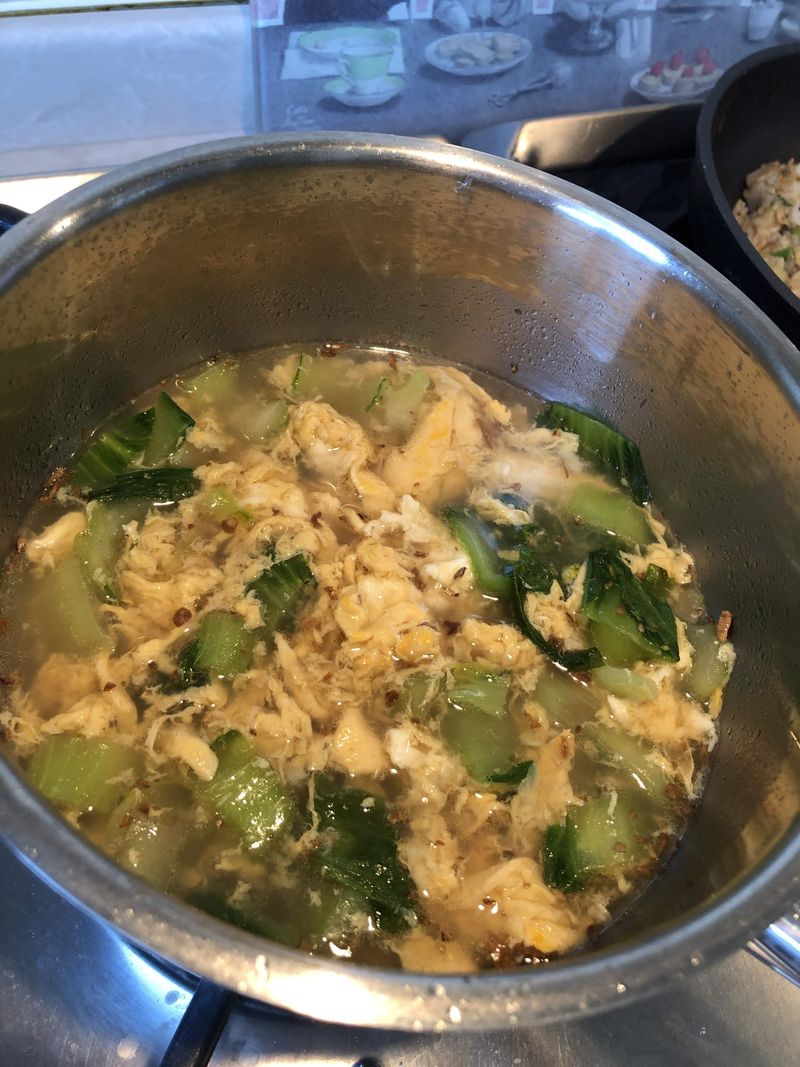 青菜蛋花湯