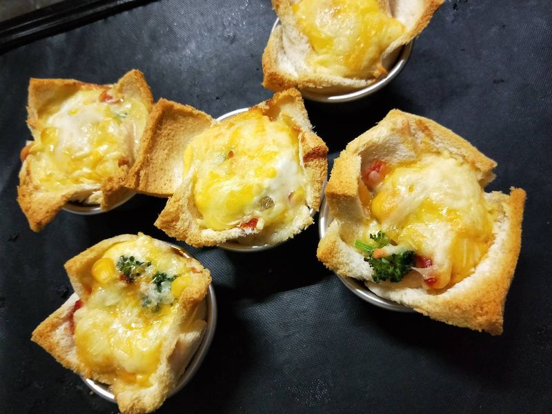 鮮蝦吐司杯