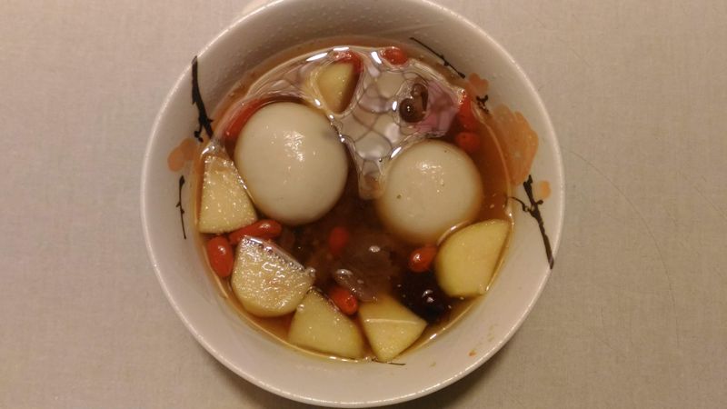 ~*暖胃 桂圓紅棗芝麻湯圓*~
