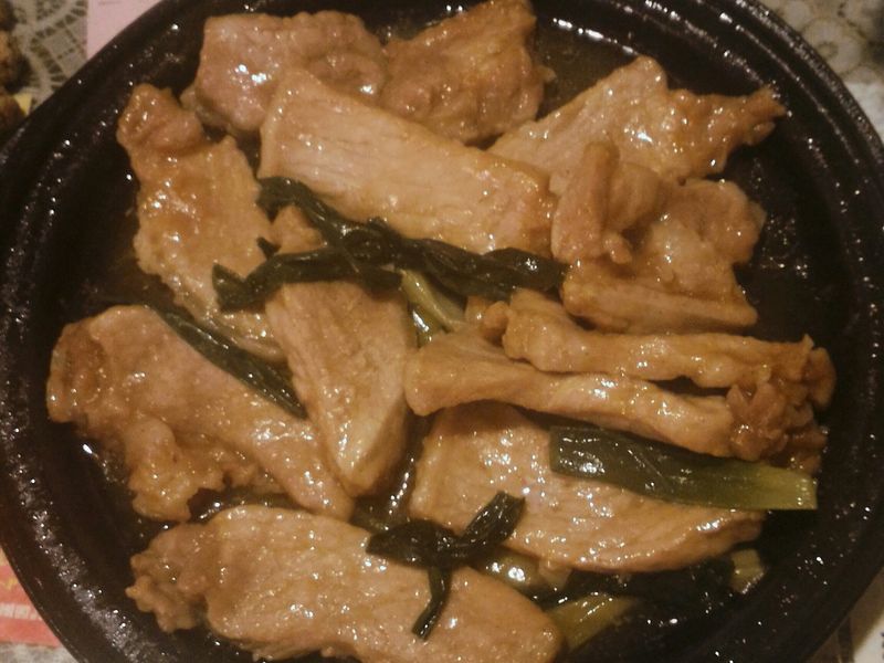 微波爐版蔥爆里肌
