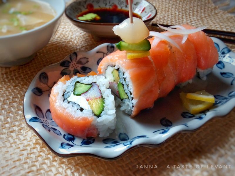 煙燻鮭魚壽司