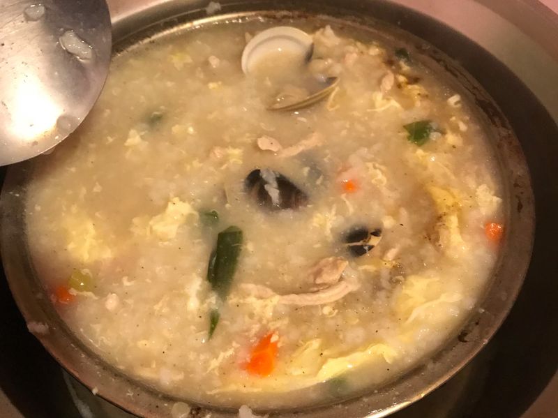 蛤蜊肉絲粥（電鍋版）