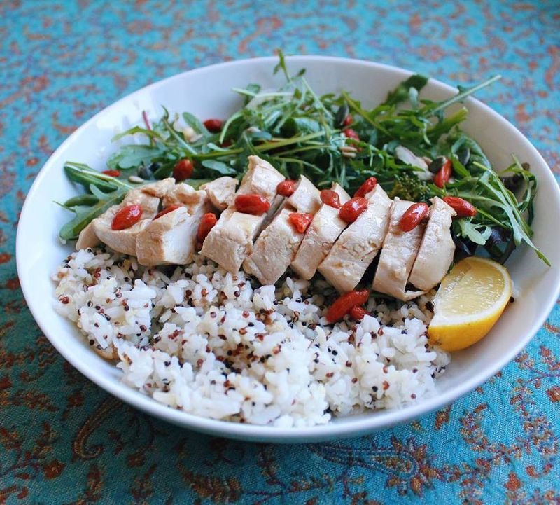 花雕雞胸飯