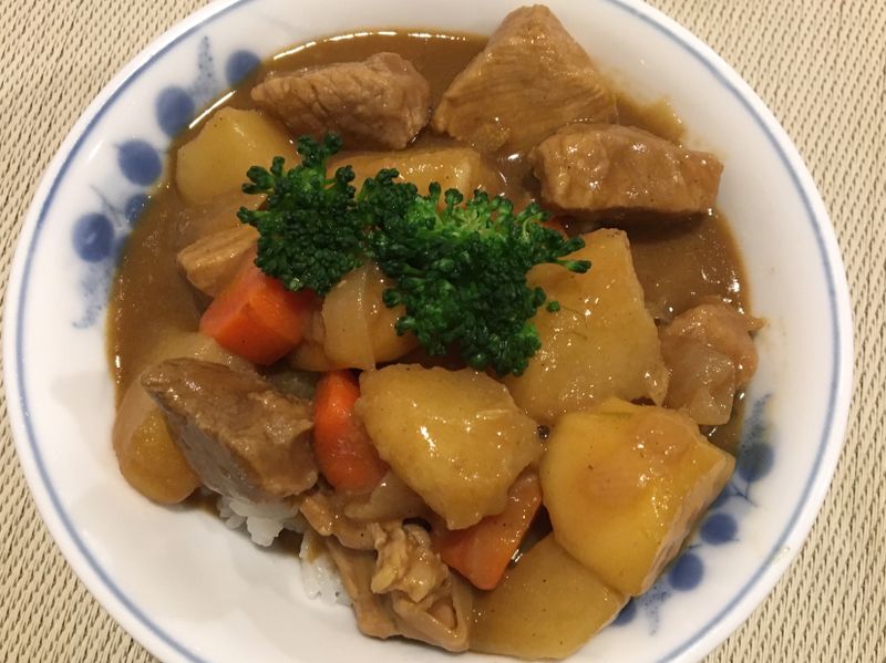 豬肉蘋果馬鈴薯咖哩