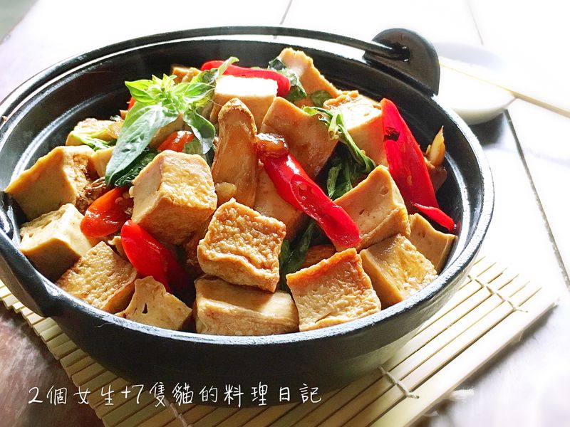 白飯好朋友:三杯百頁豆腐