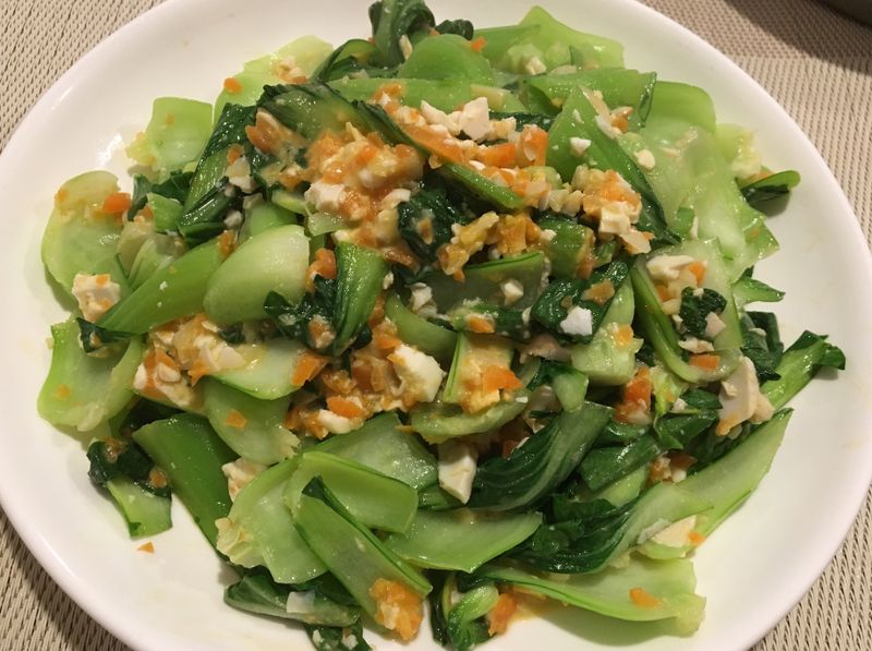 鹹蛋青江菜