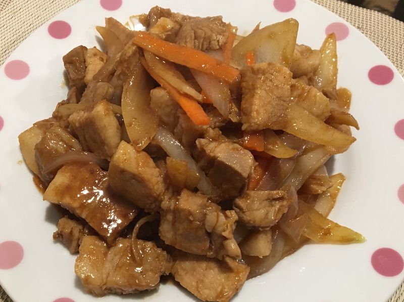 沙茶洋蔥豬肉
