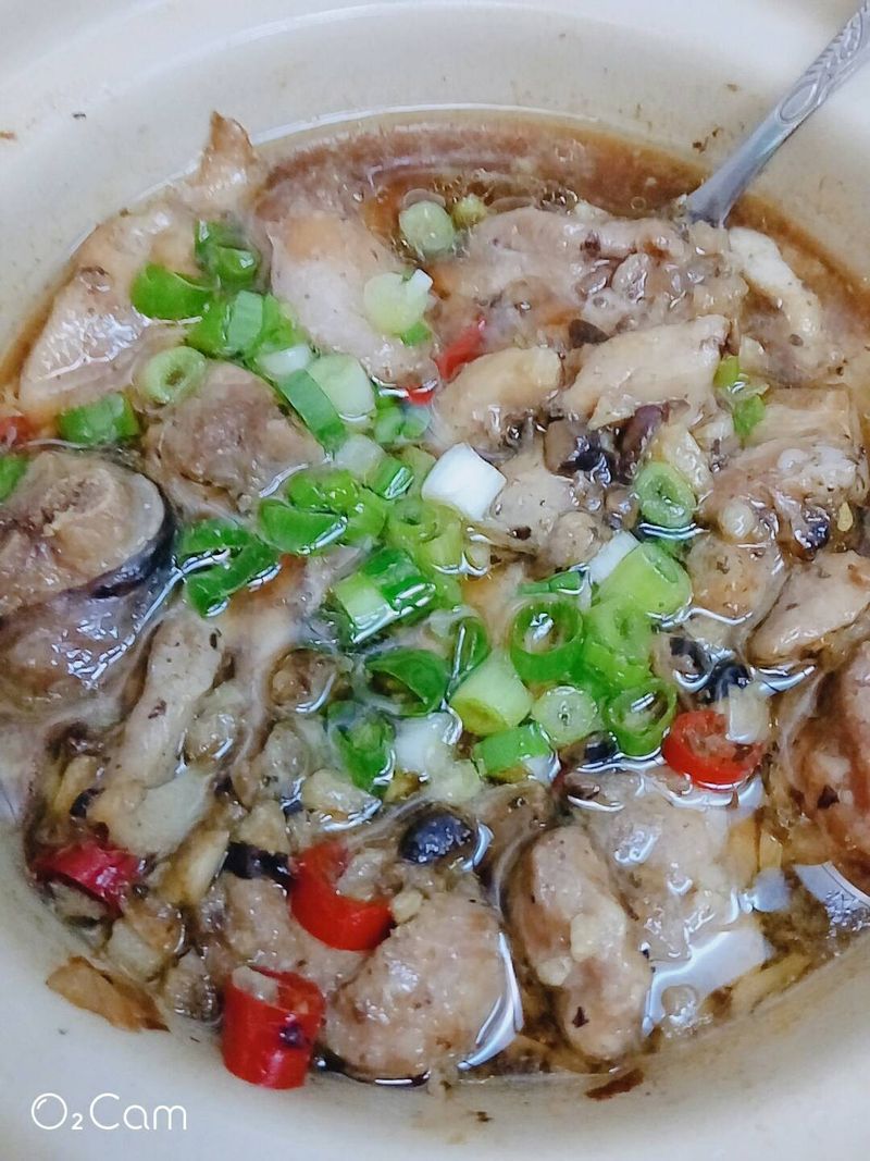 ~豆豉蒸雞球~