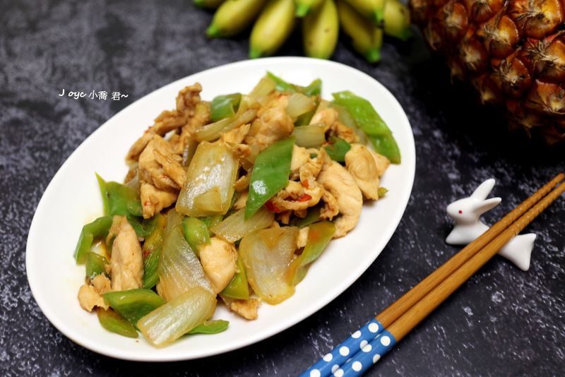香辣青椒炒雞肉(快炒)