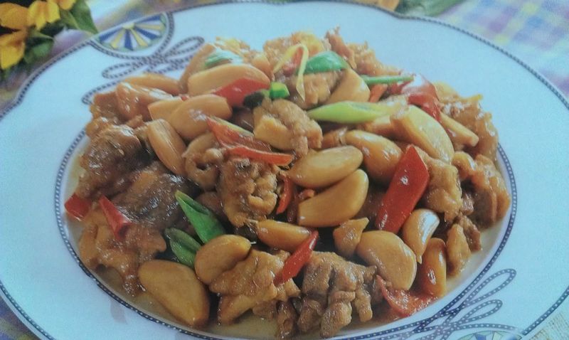 香蒜雞球
