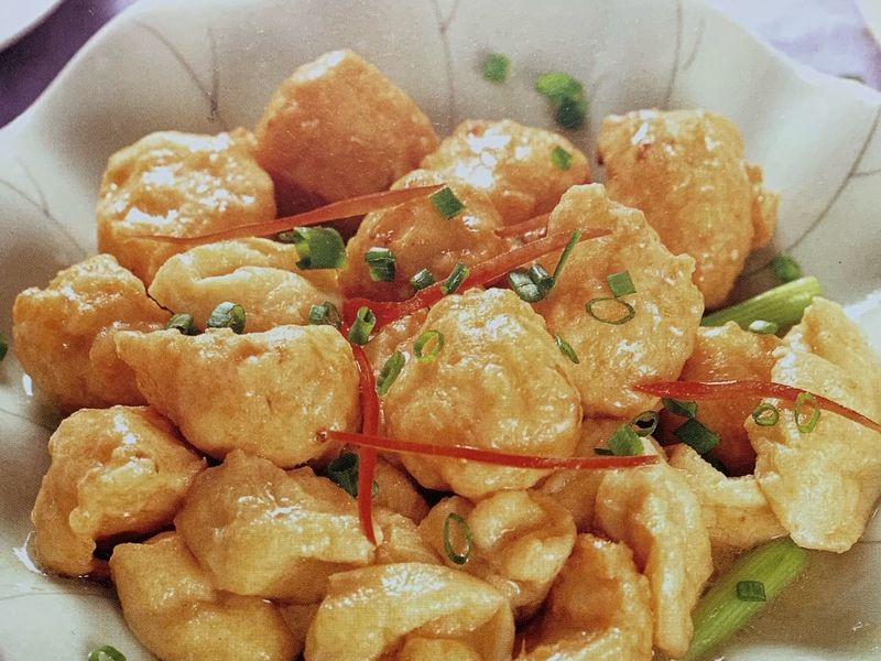 蠔油豆腐雞球