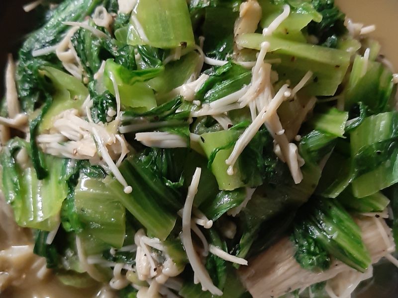 奶油妹仔菜金針菇