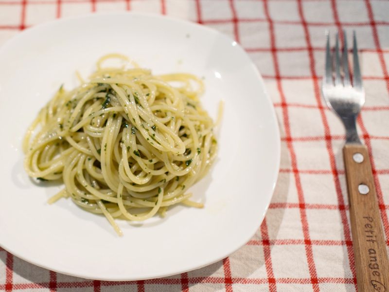 青醬義大利麵