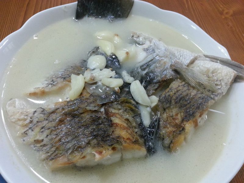 牛奶魚湯